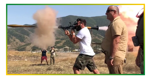 danbilzerian with weapon